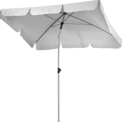 Hot Haveson Marktschirm Udine silber-grau 210 x 140 cm