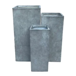 Sale Haveson Pflanzsäule Wiped grey 28 x 28 x 60 cm