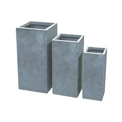 Sale Haveson Pflanzsäule Wiped grey 28 x 28 x 60 cm