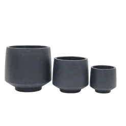 New Haveson Pflanztopf PORES anthrazit 42 x 42 x 38 cm