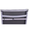 Best Haveson Sitzauflage Hochlehner 118x48x4cm hellgrau