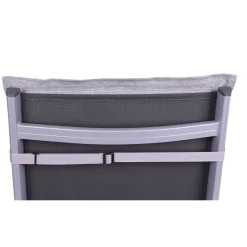 Best Haveson Sitzauflage Hochlehner 118x48x4cm hellgrau