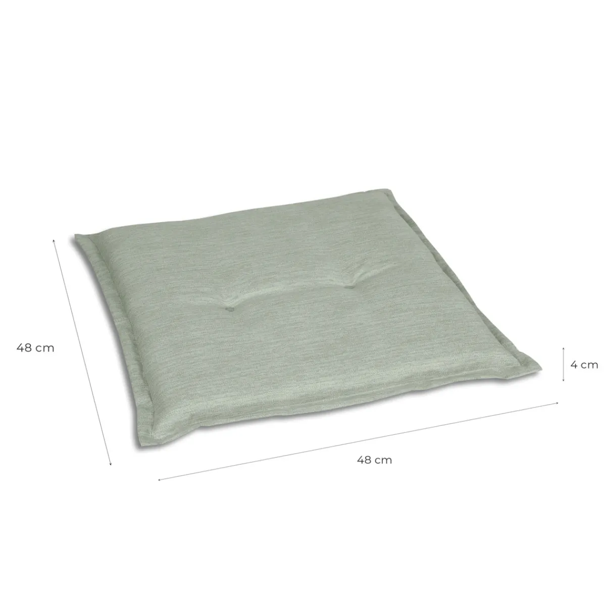 Hot Haveson Sitzkissen Marlen 48x48x4cm hellgrün