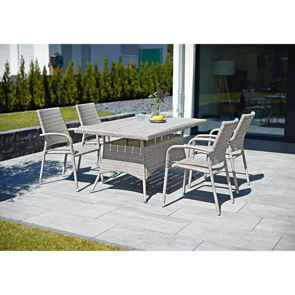 Outlet Haveson Stapelsessel Milano grau-meliert
