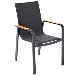 New Haveson Stapelsessel Montenegro schwarz