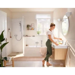 Sale Hansgrohe HG Wannenarmatur Rebris S,chrom,mitKeramik-Mischsystem,1/2" Brauseanschluss