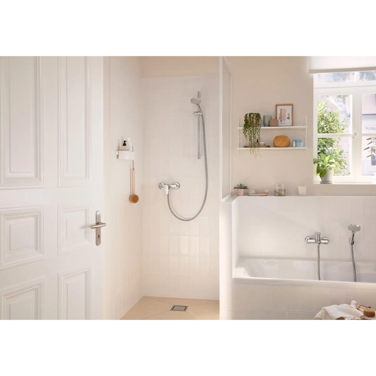 Sale Hansgrohe HG Wannenarmatur Rebris S,chrom,mitKeramik-Mischsystem,1/2" Brauseanschluss