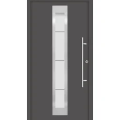 Hot SplenDoor HT Malmo RC2 110x210cm Energiesparend u.Einbruchsicher RC2 Ud 0,79W/m2K,Anthr R