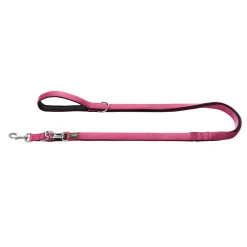 Hunter Führleine Neopren himbeer-schwarz 200 x 1,5 cm