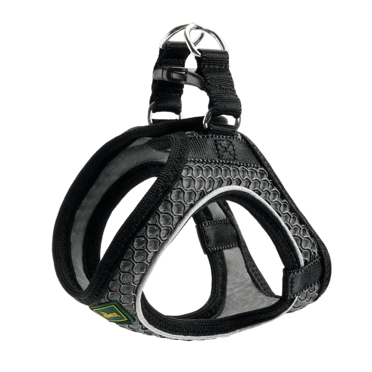 New Hunter Geschirr Hilo Comfort Manthrazitreflektierend 58-65cm Mesh