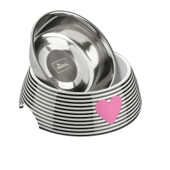 Sale Hunter Melamin-Napf Biri weiß-schwarz 700 ml