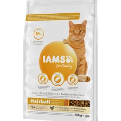 Online IAMS Trockenfutter Vital Katze Haarballen Huhn 10 kg