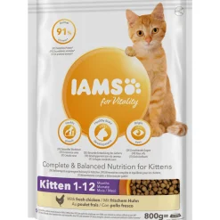 Online iams Trockenfutter Vital Kätzchen Huhn 800 g