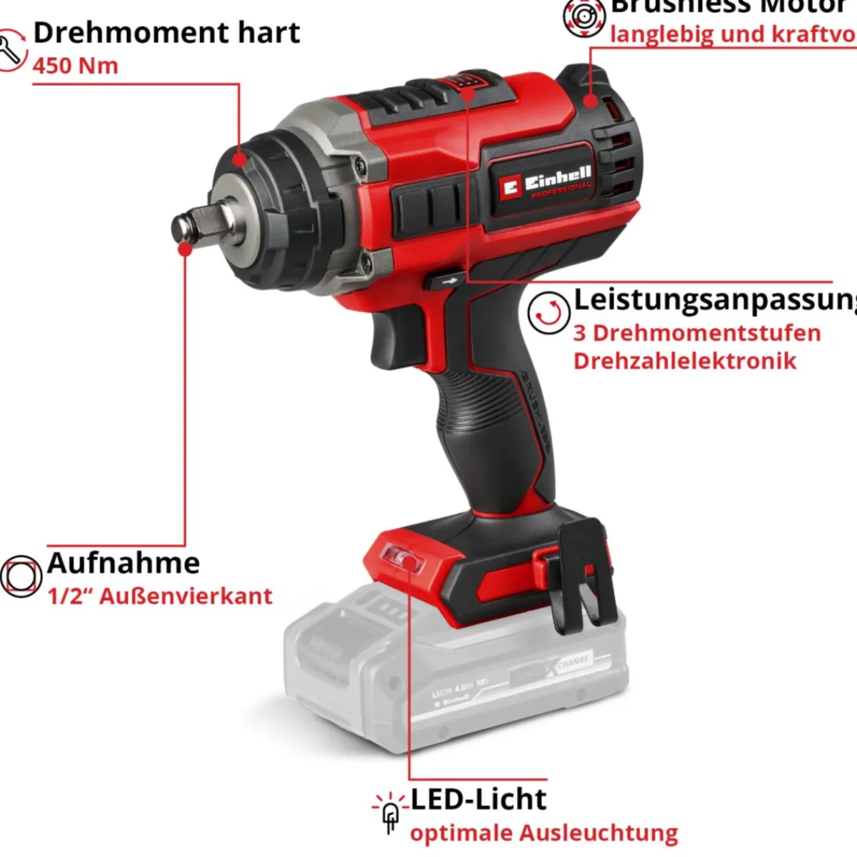 Clearance Einhell IMPAXXO 18/400 Akku-Schlagschrauber