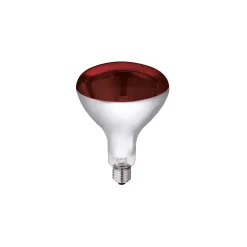 Clearance Infrarotlampe 250 Watt Hartglas rot