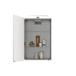 Hot Jokey LED-Spiegelschrank Single Alu