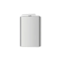 Hot Jokey LED-Spiegelschrank Single Alu