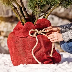 Best Windhager Jute-Sack 70x100 cm, rot
