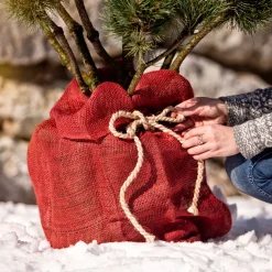 Best Windhager Jute-Sack 70x100 cm, rot