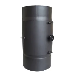 Hot Kaminfilter - KaminFILTERKat, Ø 150 mm, mit Revisionstür, Farbe: Dunkelgrau