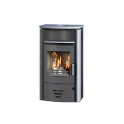 Sale Kaminofen Stockholm 4.0 6,5kW GranitAnschl. oben 150mm