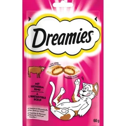 Online Katzensnack Dreamies mit Rind 60 g