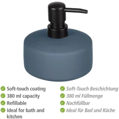 Discount Wenko Keramik Seifenspender Mod. Avellinoblau