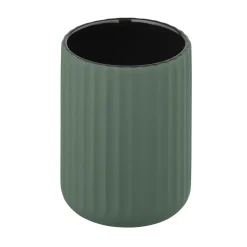 New Wenko Keramik Zahnputzbecher Mod. Bellunogruen