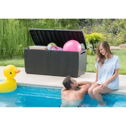 Outlet Keter Aufbewahrungsbox Rattan Style Box Capri