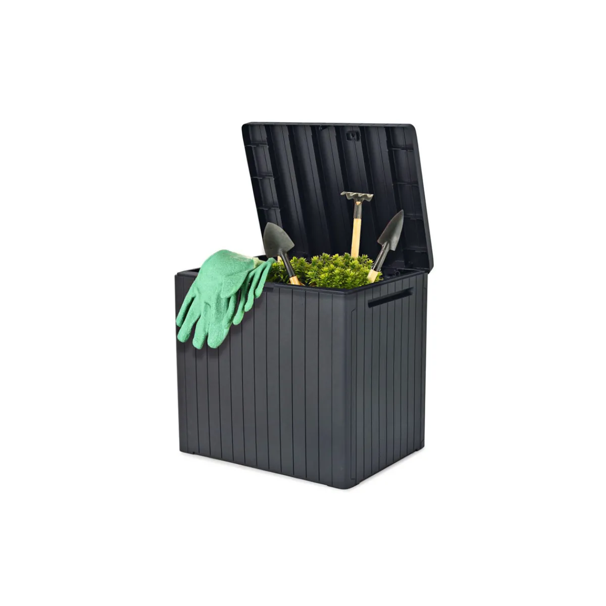 Discount Keter Gartenbox City 113 L 57,8 x 54,8 x 44 cm anthrazit
