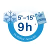 Hot Kühlbox Promotion 24 l blau/grau