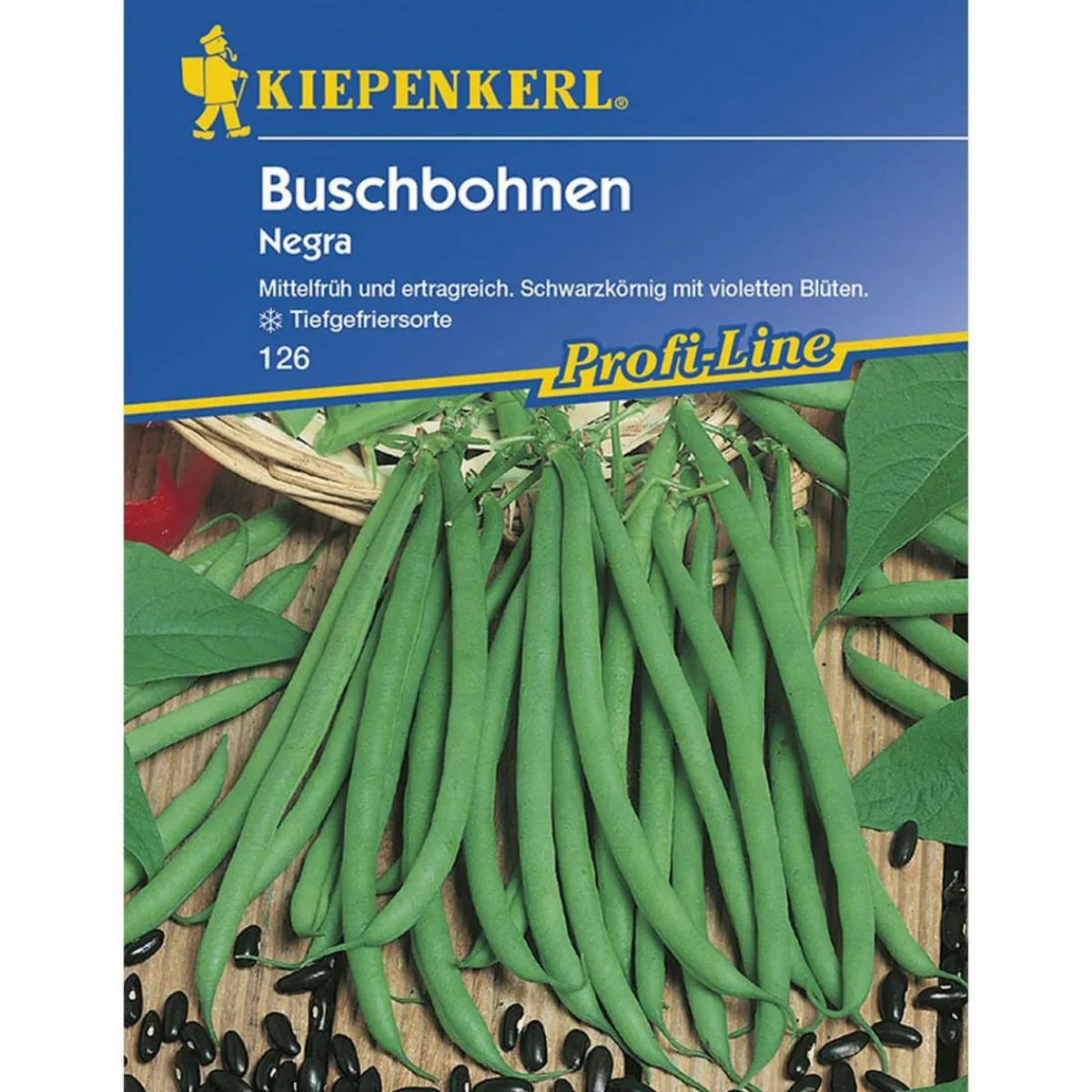 Discount Kiepenkerl Buschbohnen Negra Profi-Line