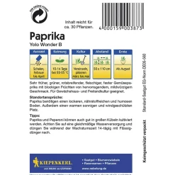 Outlet Kiepenkerl Paprika Yolo Wonder B