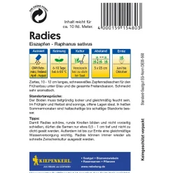 Hot Kiepenkerl Radies Eiszapfen