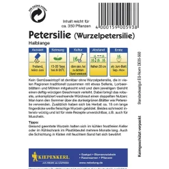 Outlet Kiepenkerl Wurzelpetersilie Halblange