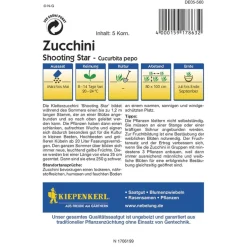 New Kiepenkerl Zucchini Shooting Star