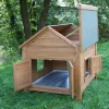 New Kleintierstall 105 x 108 x 100 cm braun