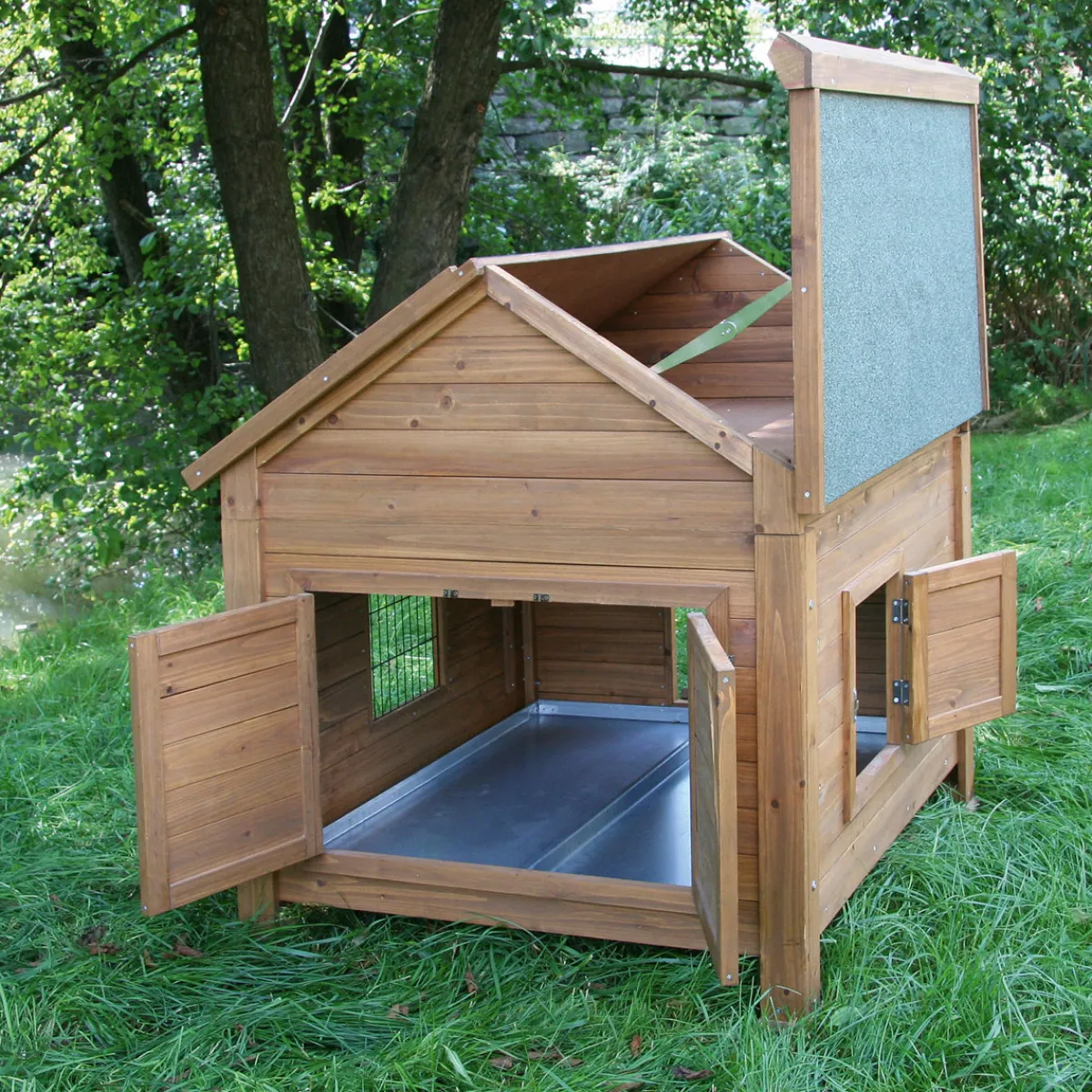 New Kleintierstall 105 x 108 x 100 cm braun