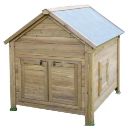 New Kleintierstall 105 x 108 x 100 cm braun