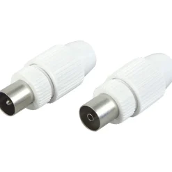 Sale Schwaiger Koax-Stecker 1Stück ws