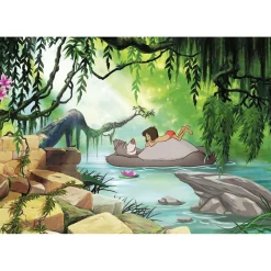 Hot Komar Papier Fototapete Jungle Book Swimming with Baloo 368x254 cm
