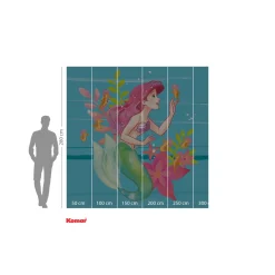 Clearance Komar Vlies Fototapete Ariel Little Friends 250x250 cm
