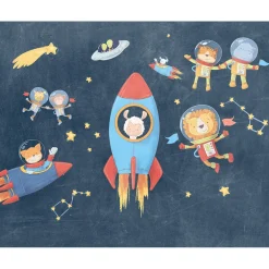 Discount Komar Vlies Fototapete Friends in Space 350x280 cm