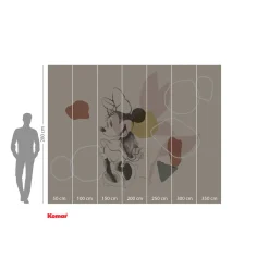 Clearance Komar Vlies Fototapete Minnie Soft Shapes 350x280 cm