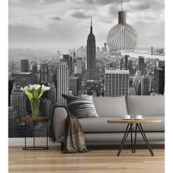 Discount Komar Vlies Fototapete NYC Black and White 300x250 cm