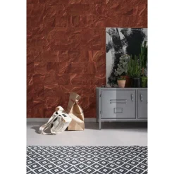 Clearance Komar Vlies Fototapete Red Slate Tiles 400x280 cm