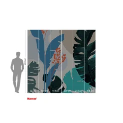 Outlet Komar Vlies Fototapete Tropical Shapes 300x280 cm