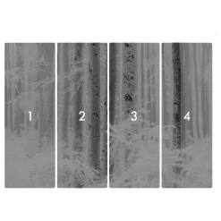Outlet Komar Vlies Fototapete Winter Wood 400x280 cm