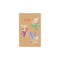 Best Komar Wandbild ABC Animal Y 50x70 cm