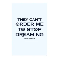 Discount Komar Wandbild Cinderella Quote 50x70 cm